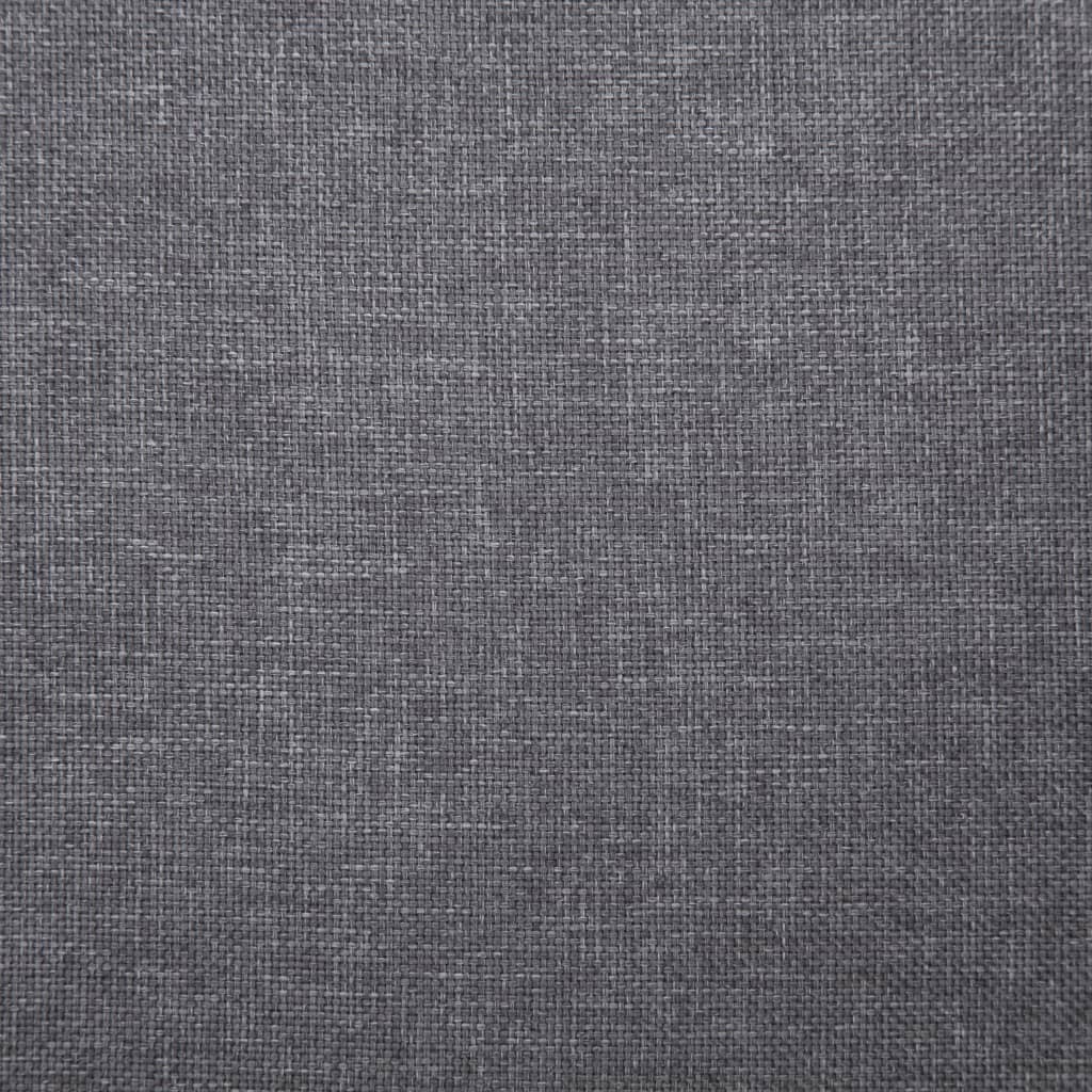vidaXL Klop 139,5 cm svetlo siv poliester