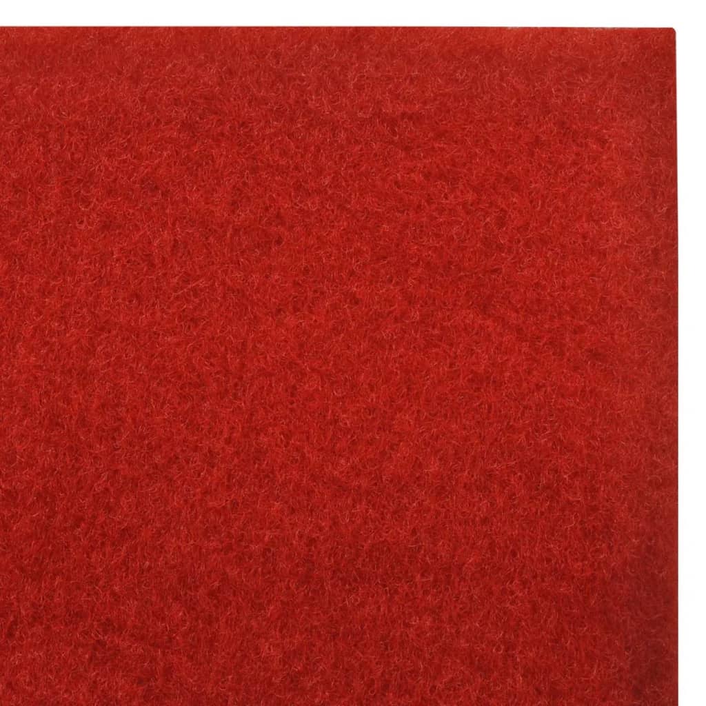 vidaXL Rdeča Preproga 1 x 10 m Izjemno Težka 400 g/m2