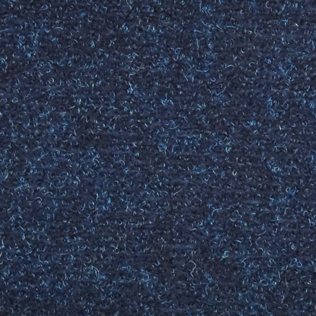 vidaXL Samolepilne preproge za stopnice 10 kosov mor. modre 56x17x3 cm
