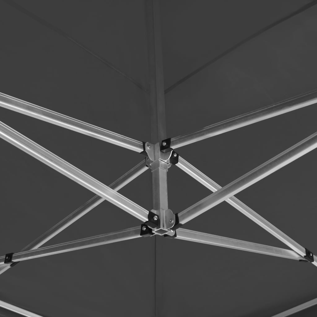 vidaXL Profesionalni šotor za zabave aluminij 6x3 m antracit