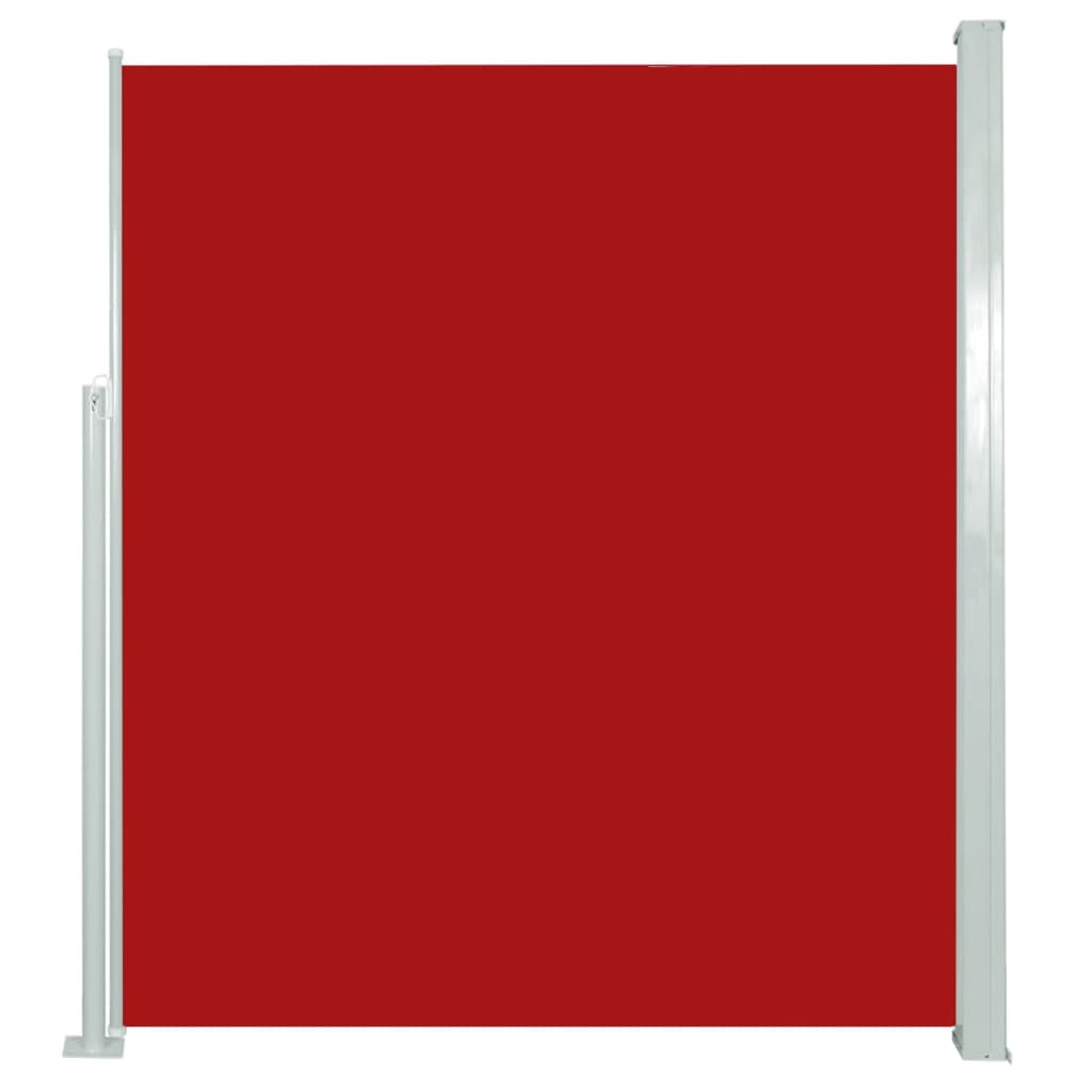 vidaXL Stranska tenda za teraso 180x300 cm rdeča