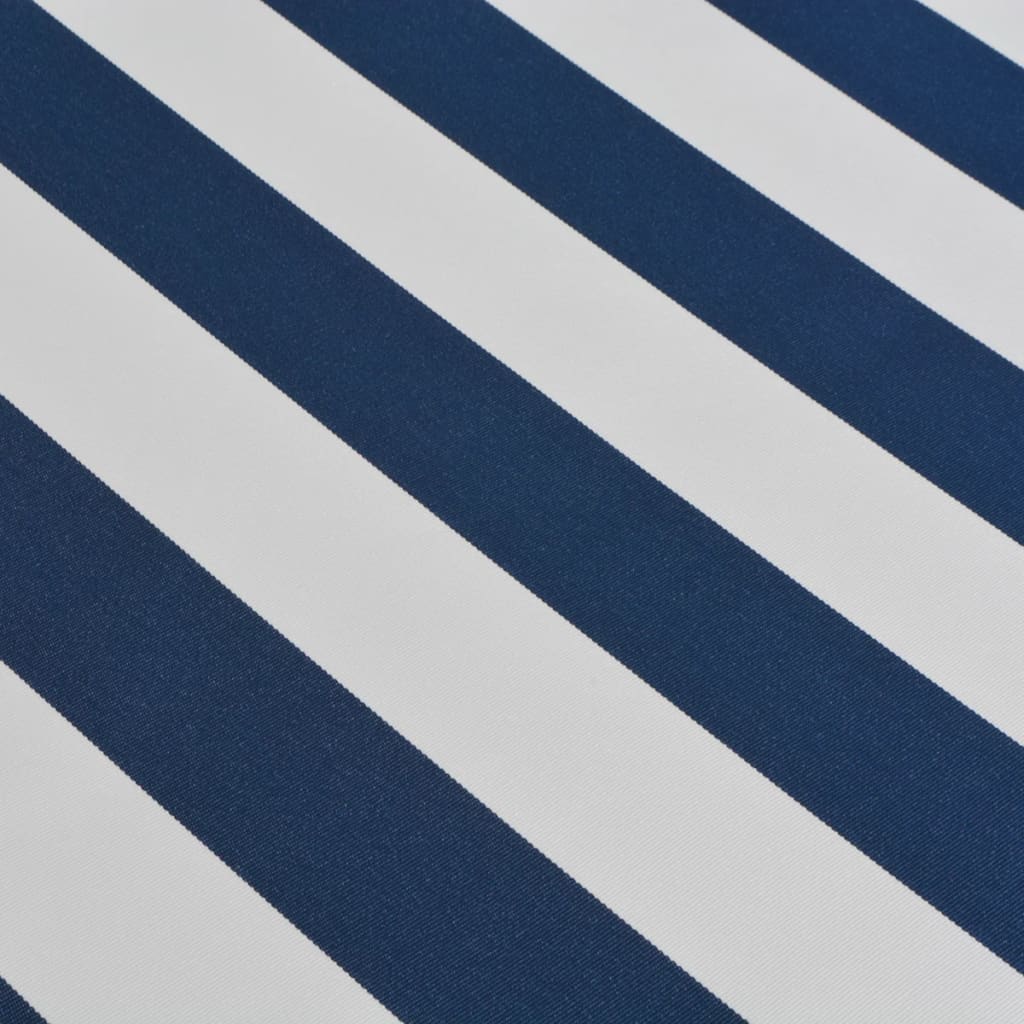 vidaXL Ročno zložljiva tenda 500 cm modra in bela