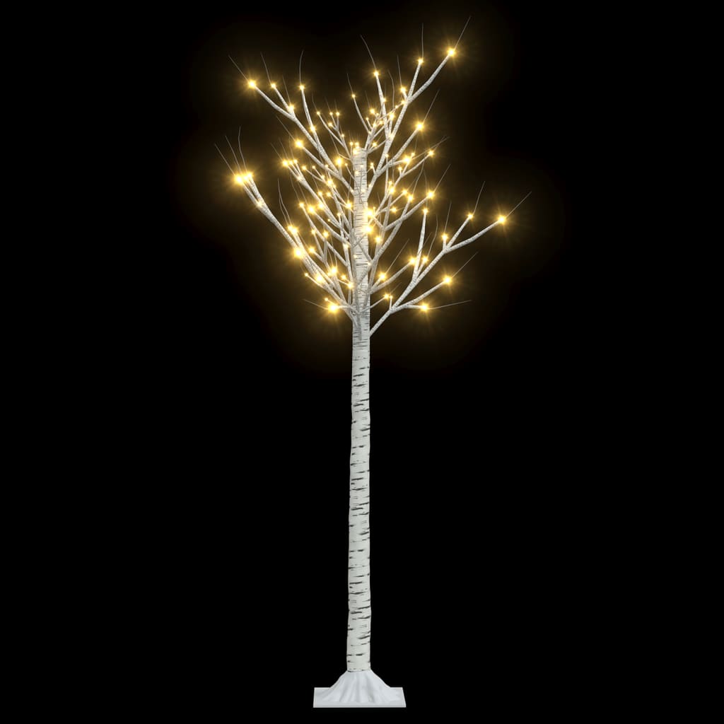 vidaXL Božično drevesce s 140 LED lučkami 1,5 m toplo belo vrba