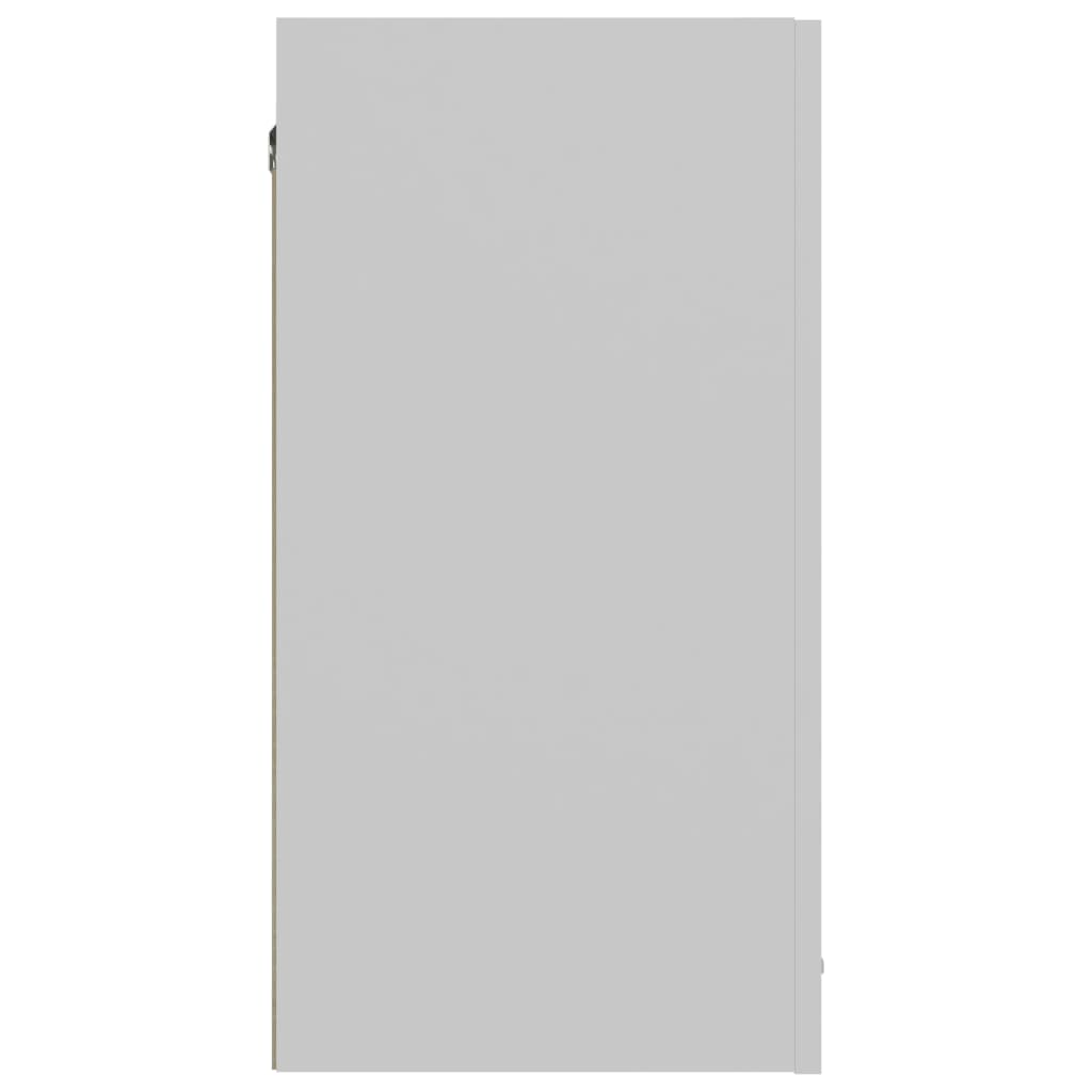 vidaXL Viseča omarica bela 60x31x60 cm iverna plošča