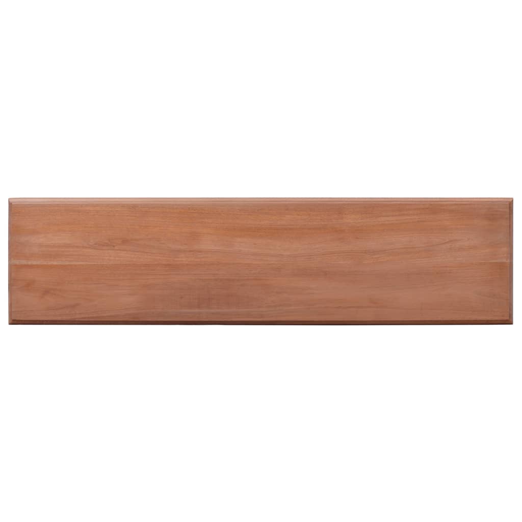 vidaXL Konzolna mizica 120 cm trden mahagonij