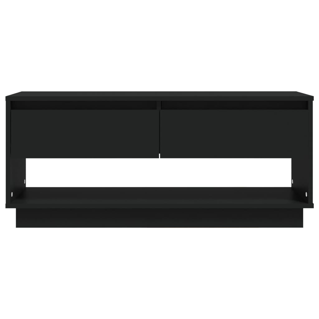 vidaXL TV omarica črna 102x41x44 cm iverna plošča
