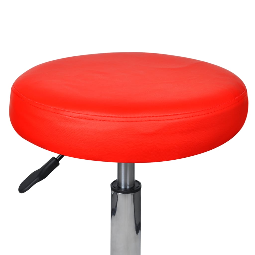 vidaXL Pisarniški stolčki 2 kosa umetno usnje 35,5x84 cm rdeči