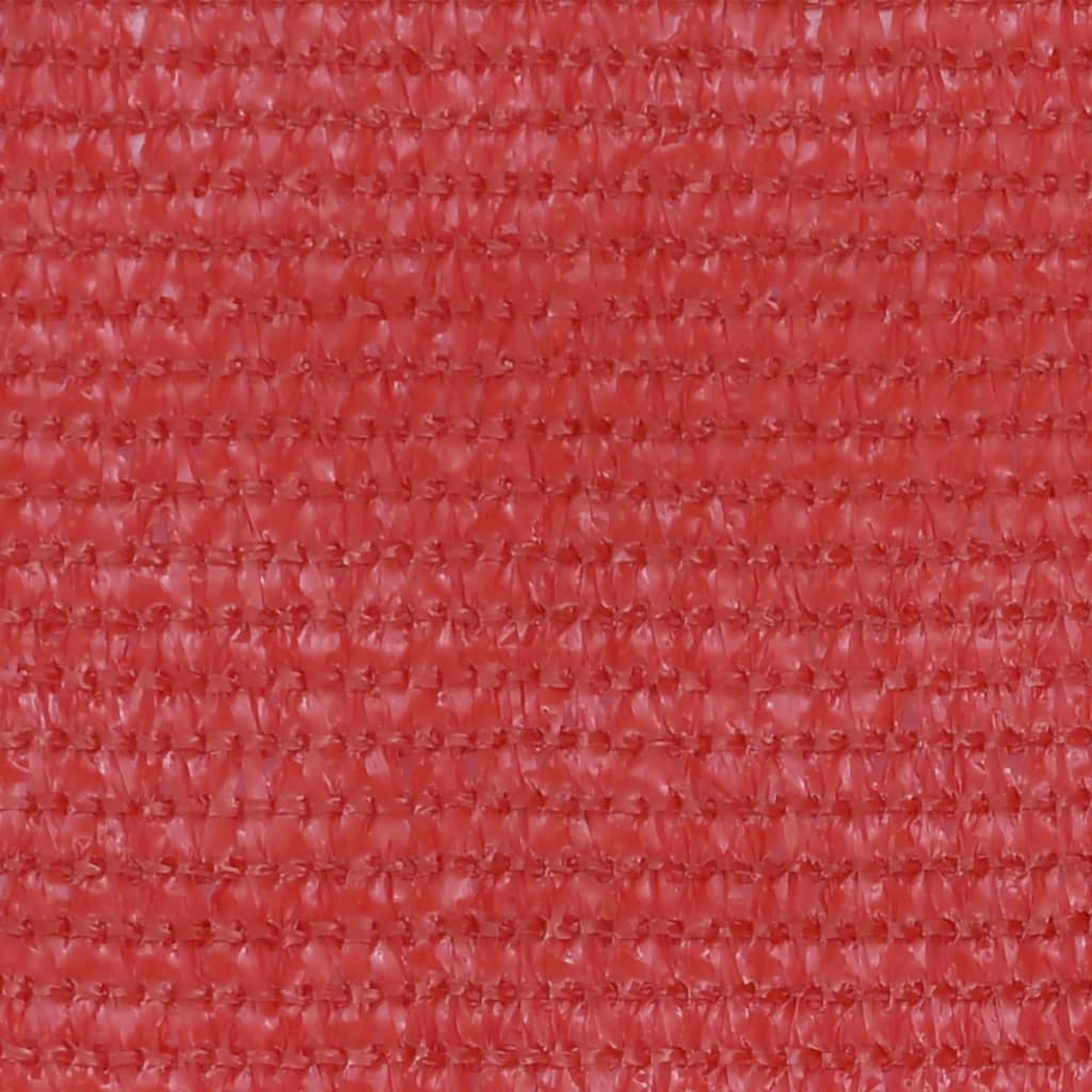 vidaXL Balkonsko platno rdeče 75x600 cm HDPE