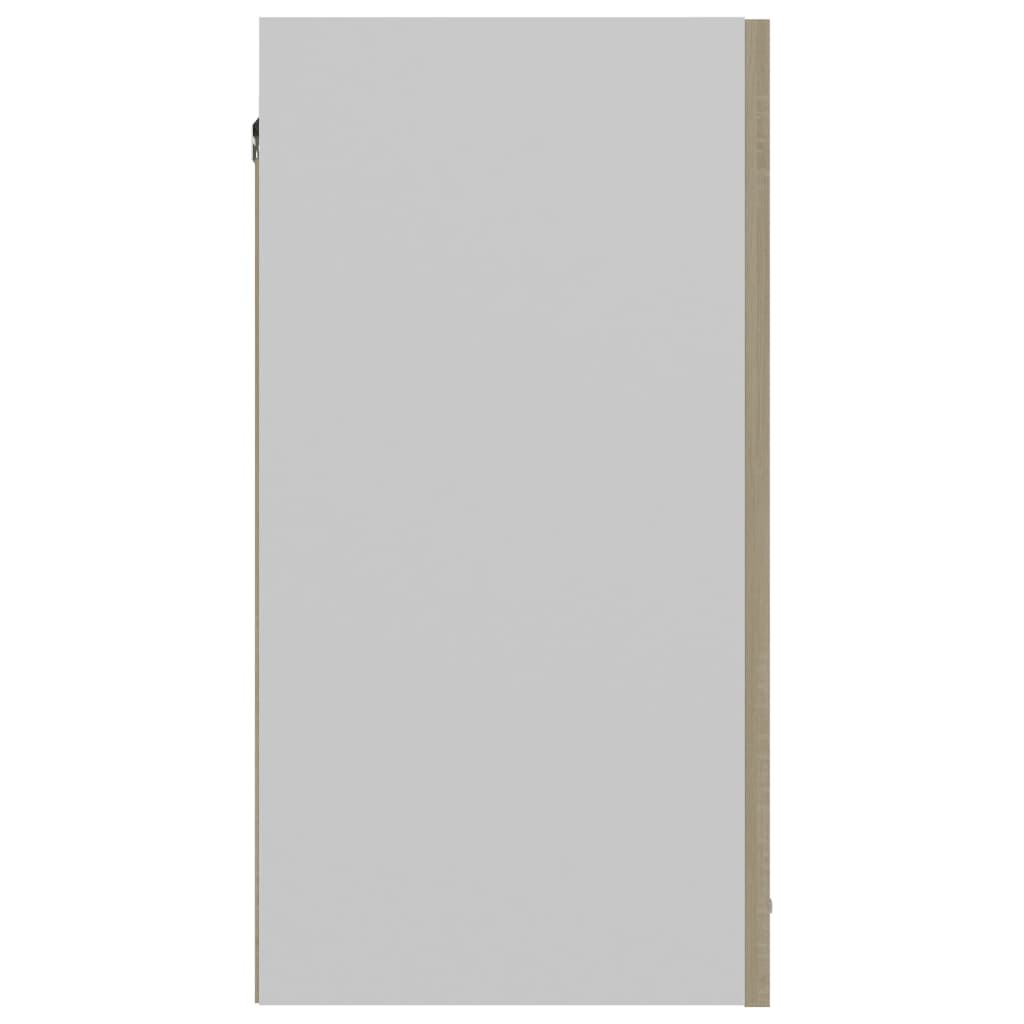 vidaXL Viseča omarica sonoma hrast 60x31x60 cm iverna plošča