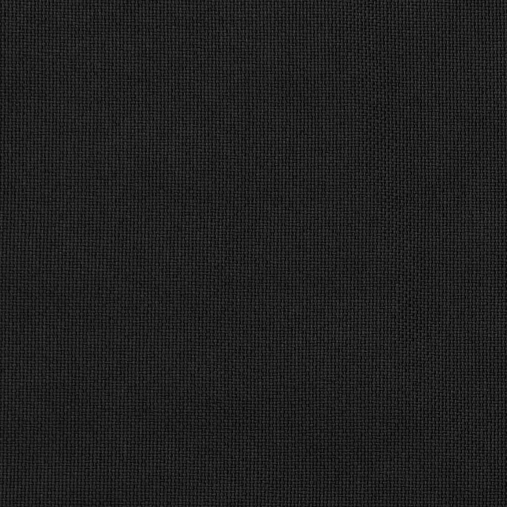 vidaXL Zatemnitvene zavese z obročki 2 kosa črne 140x225 cm