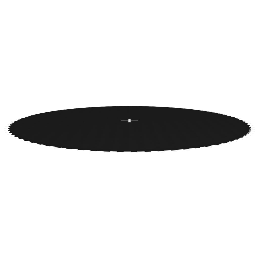vidaXL Skakalna podloga iz blaga črna za 4,27 m okrogel trampolin