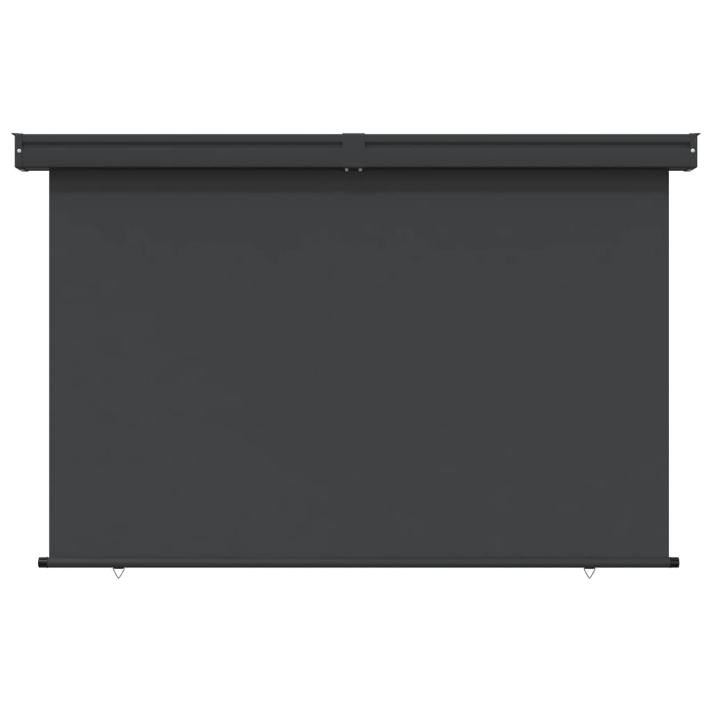 vidaXL Balkonska stranska tenda 170x250 cm črna