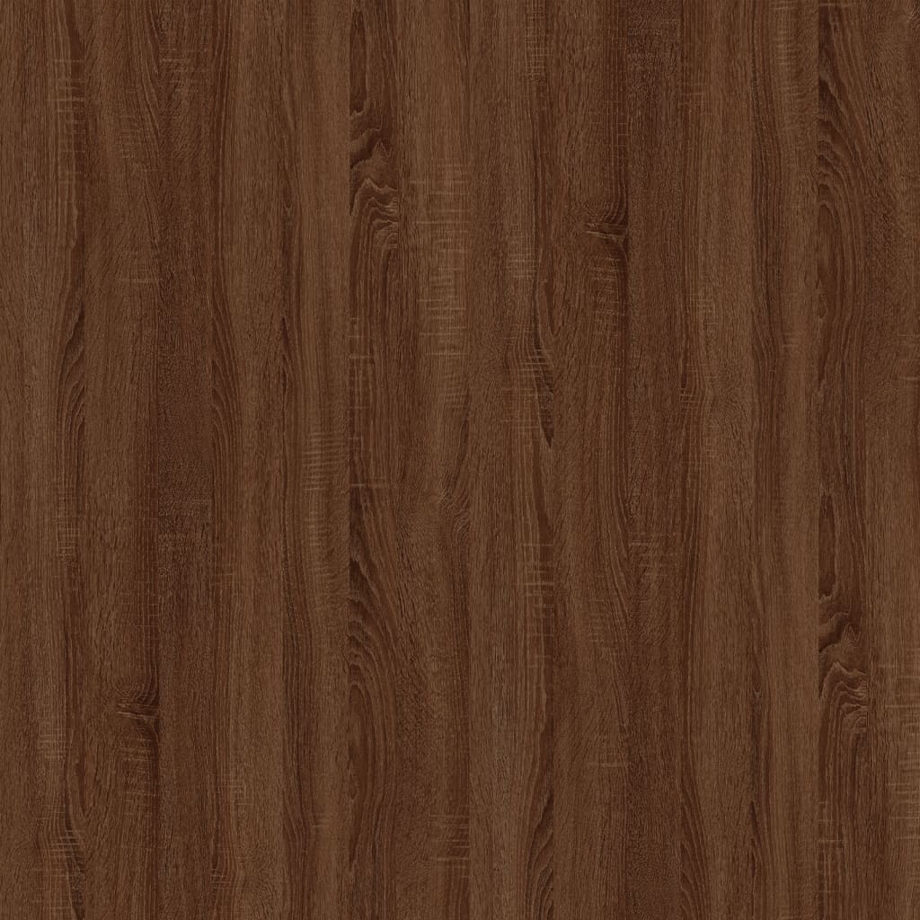 vidaXL Komoda rjavi hrast 100x30x59,5 cm inženirski les