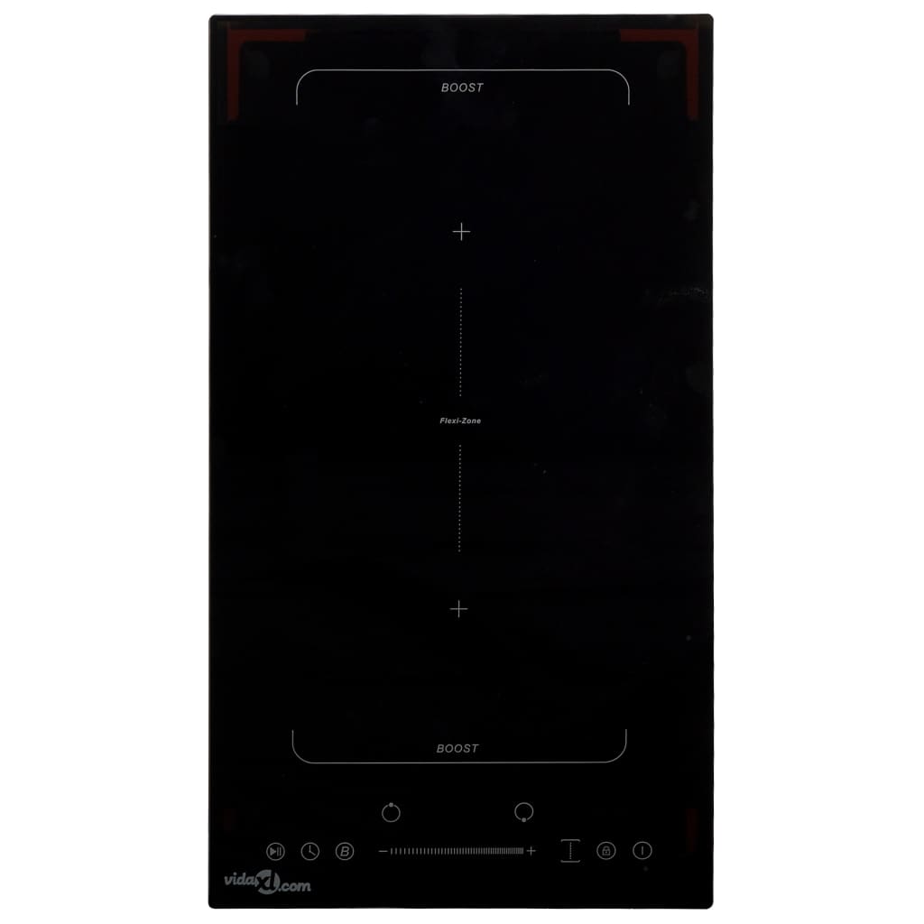 vidaXL Indukcijska kuhalna plošča fleksibilna dvojna na dotik 3500 W