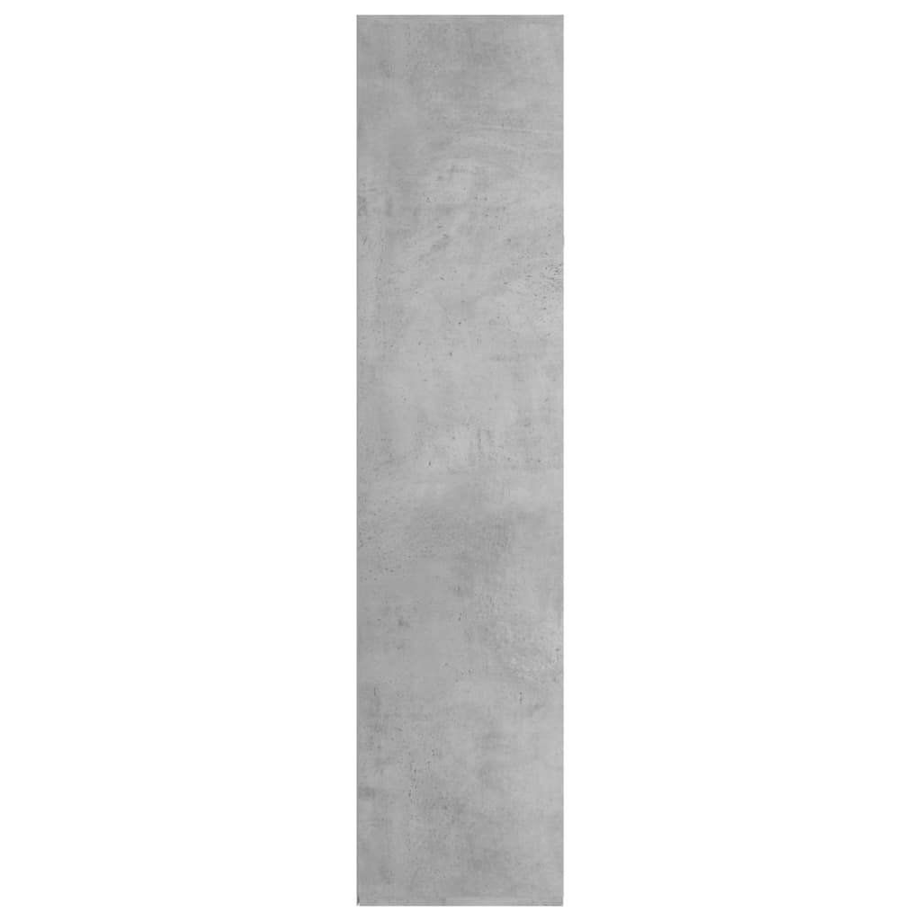 vidaXL Knjižna omara / komoda betonsko siva 66x30x130 cm iverna plošča