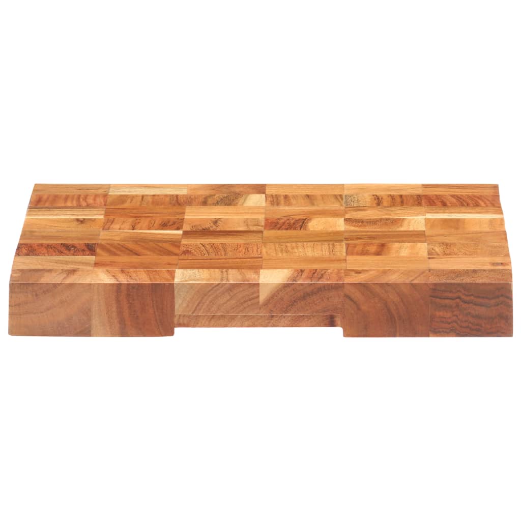 vidaXL Deska za rezanje 40x30x3,8 cm trden akacijev les