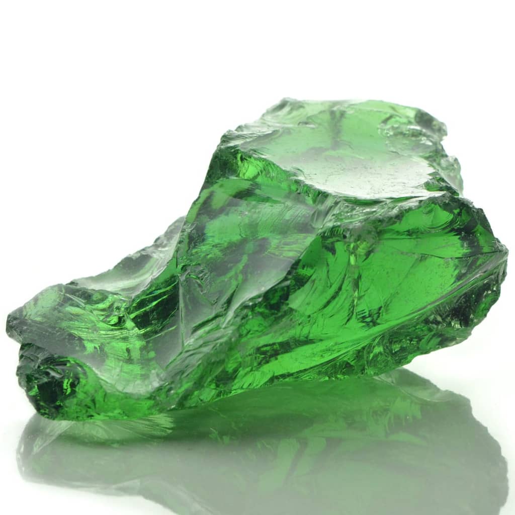vidaXL Okrasni kamni za gabion steklo zelene barve 50-120 mm 25 kg