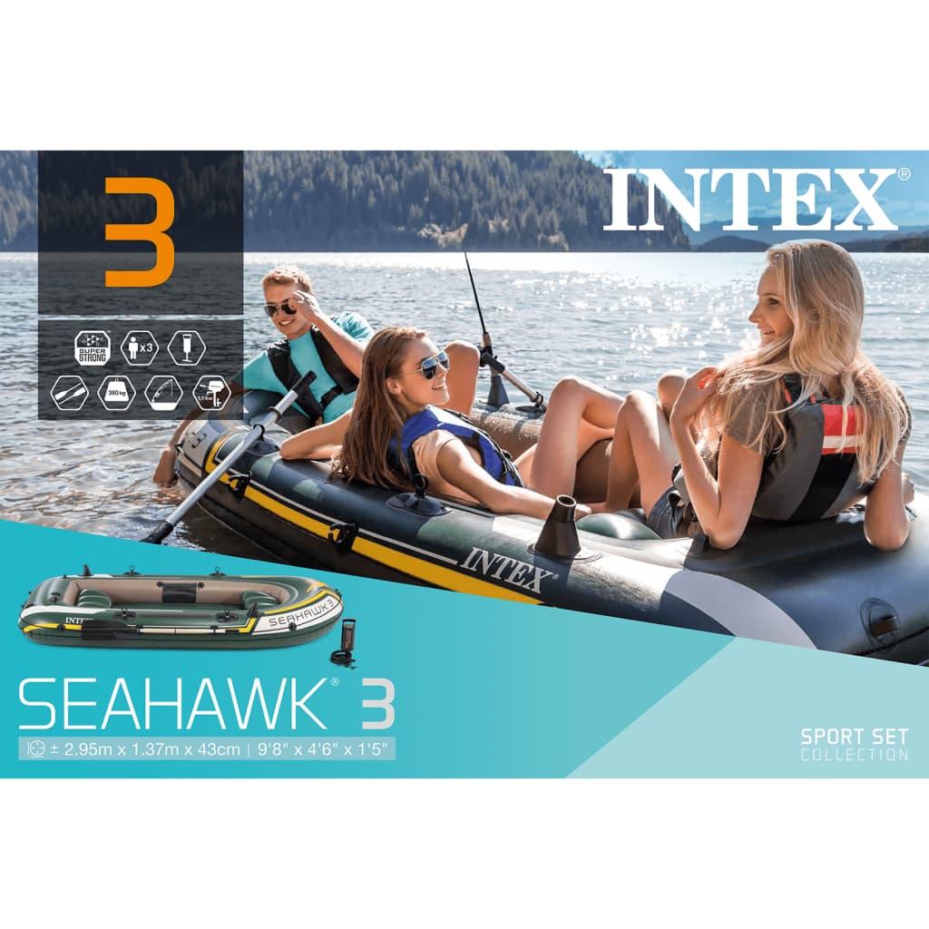 Intex Napihljiv čoln Seahawk 3 295x137x43 cm 68380NP