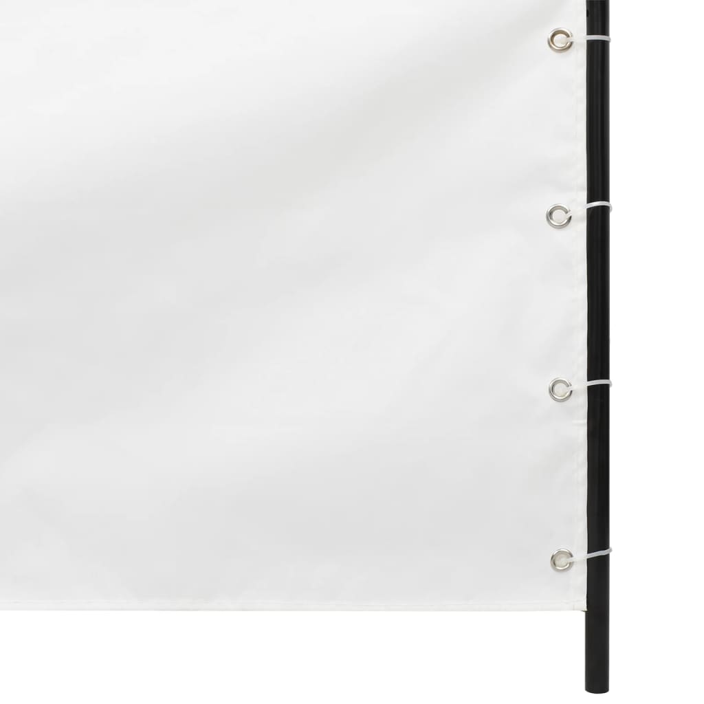 vidaXL Balkonsko platno belo 100x240 cm tkanina Oxford
