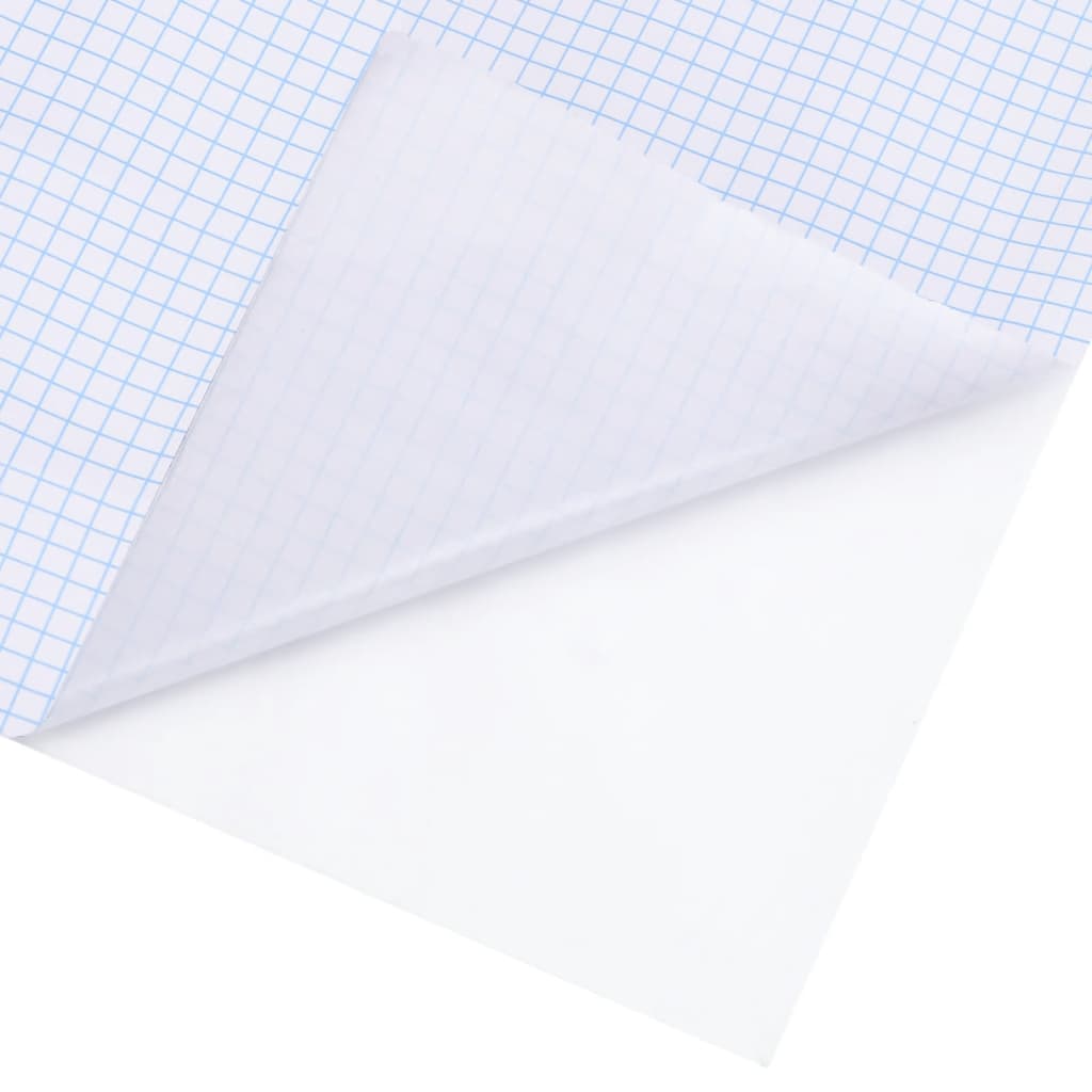 vidaXL Nalepka za pohištvo samolepilna mat bela 90x500 cm PVC