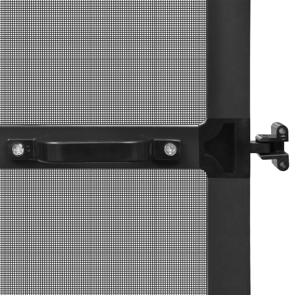vidaXL Komarnik za vrata na tečajih antraciten 100x215 cm