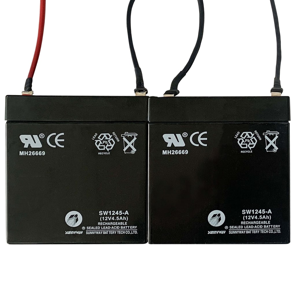 vidaXL Nadomestne baterije za električne skiroje 2 kosa 12V 4,5 Ah