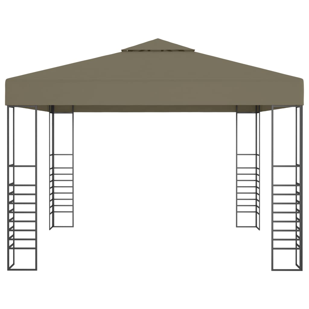 vidaXL Vrtni šotor 3x3 m taupe 180 g/m²