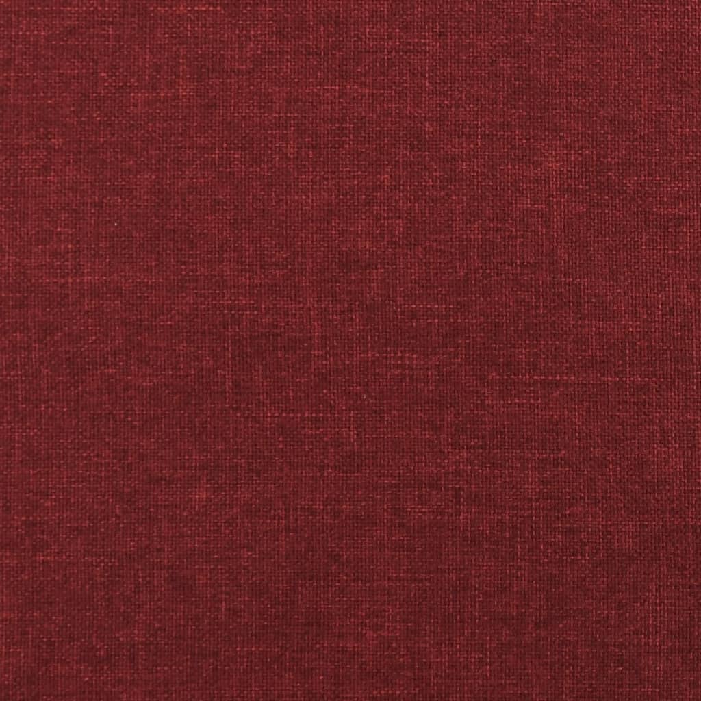 vidaXL Stolček za noge vinsko rdeč 78x56x32 cm blago
