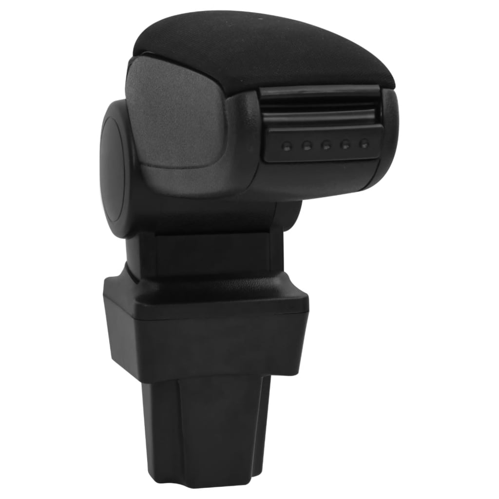 vidaXL Naslon za roke za avto črn 11,5x32x(30-50) cm ABS