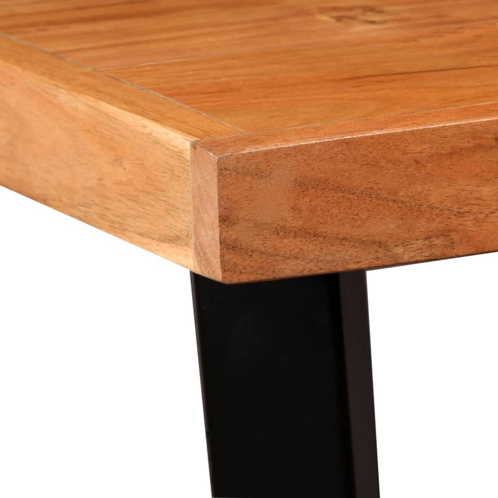 vidaXL Barska miza trden akacijev les 60x60x107 cm
