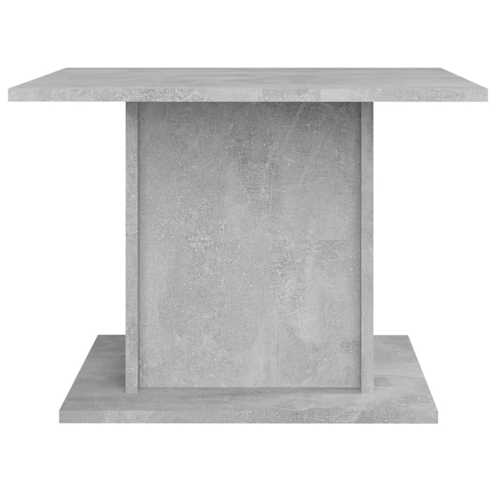 vidaXL Klubska mizica betonsko siva 55,5x55,5x40 cm iverna plošča