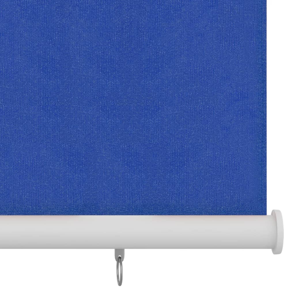 vidaXL Zunanje rolo senčilo 160x140 cm modro HDPE