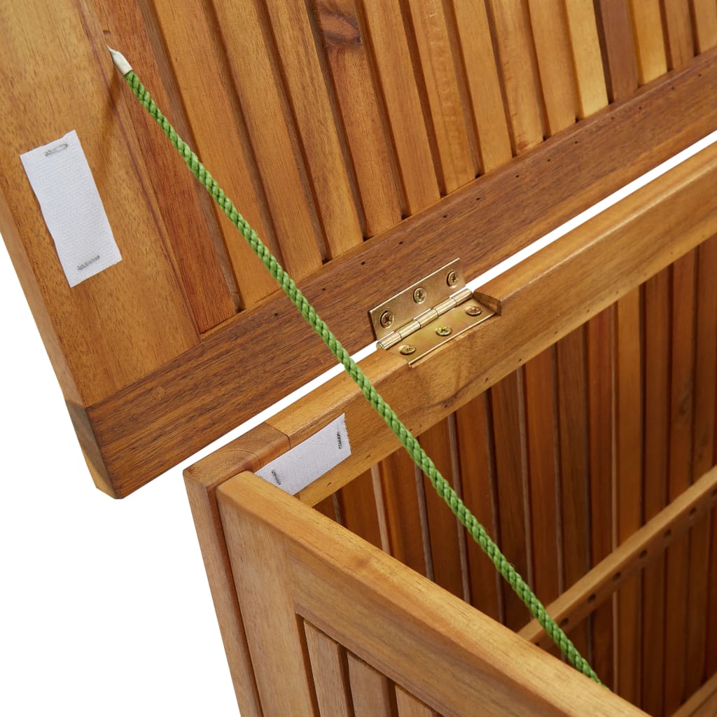 vidaXL Vrtna škatla za shranjevanje 90x50x58 cm trden akacijev les