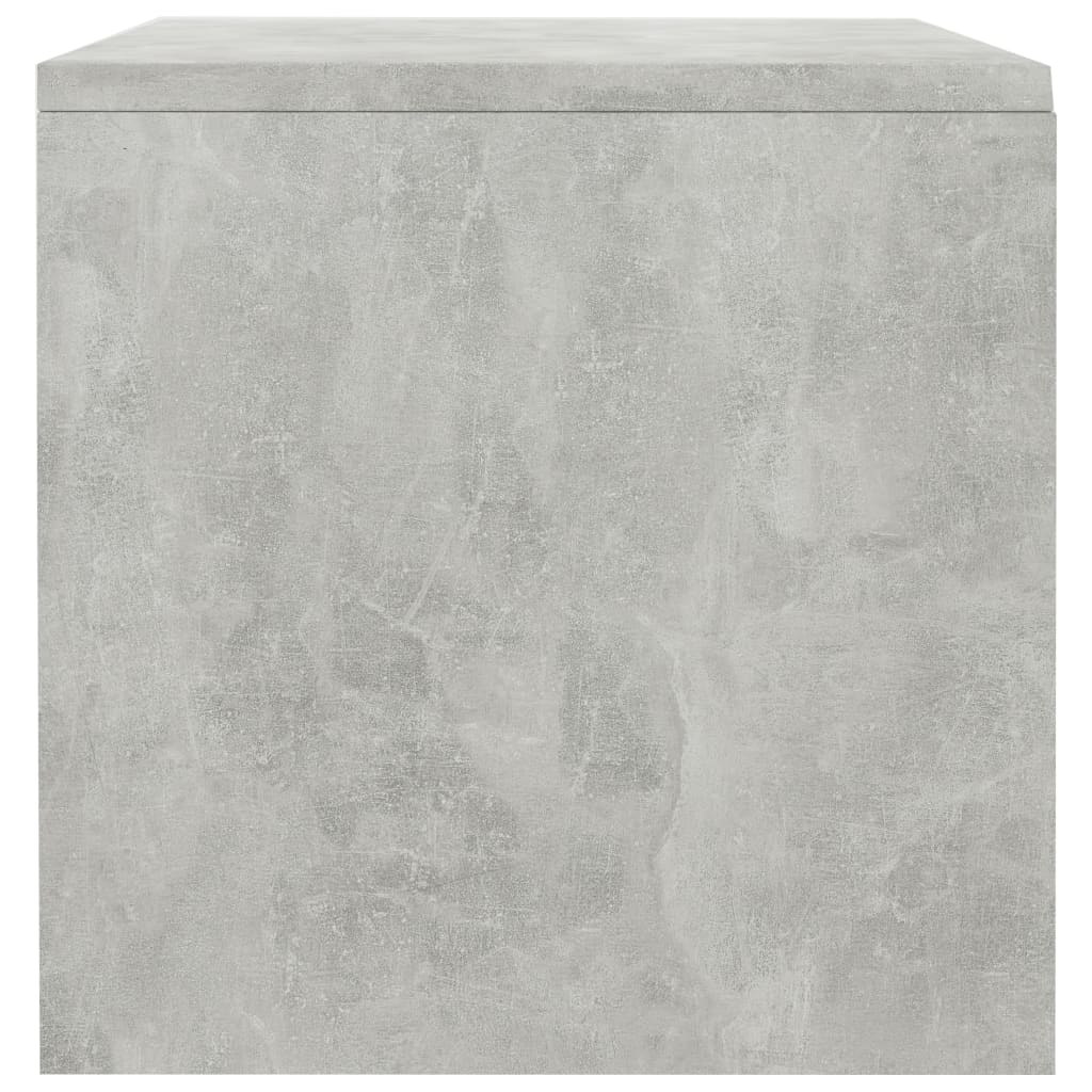 vidaXL Nočna omarica betonsko siva 40x30x30 cm iverna plošča