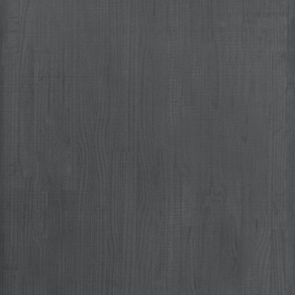 vidaXL Regal siv 60x30x105 cm trdna borovina