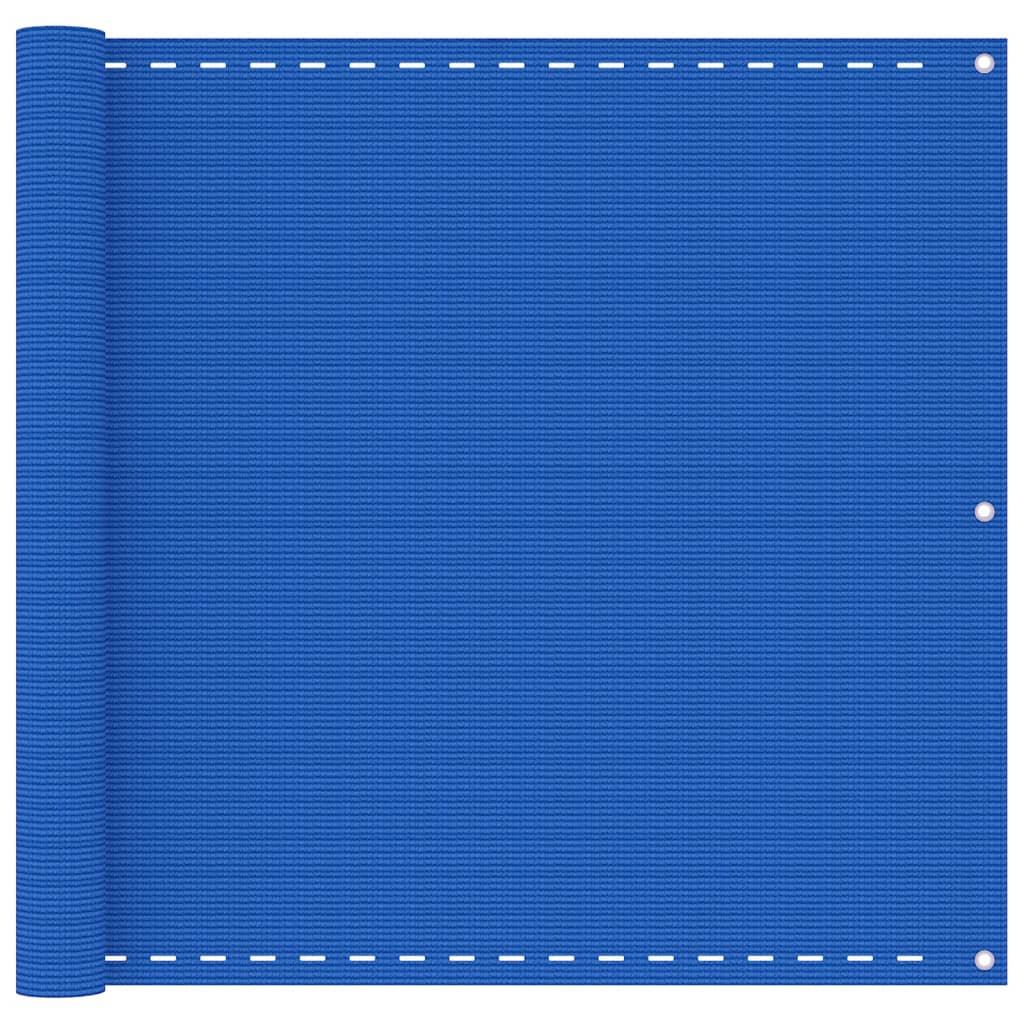 vidaXL Balkonsko platno modro 90x600 cm HDPE