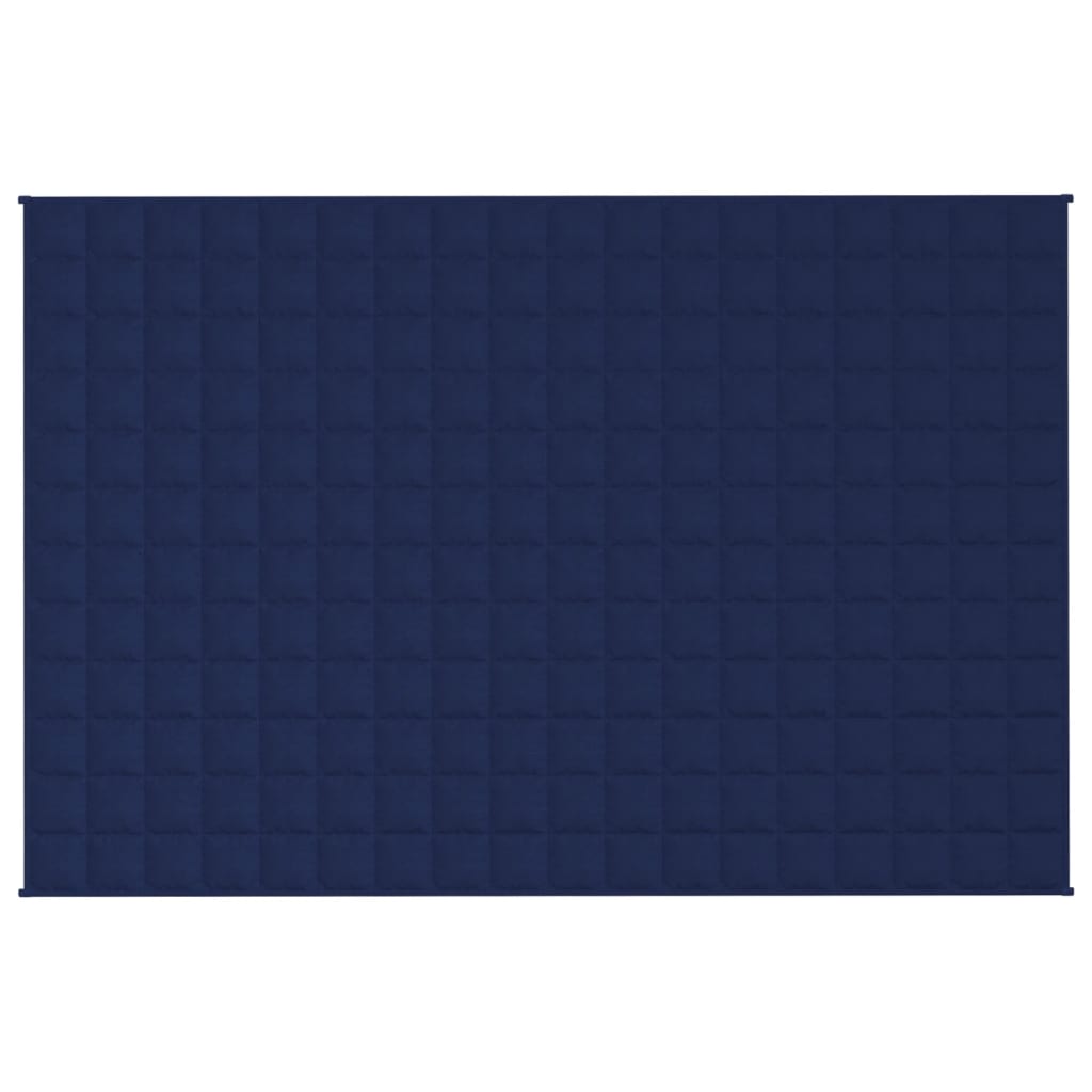vidaXL Obtežena odeja modra 120x180 cm 9 kg blago