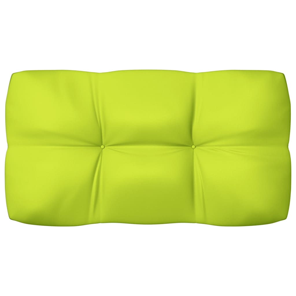vidaXL Blazine za kavč iz palet 7 kosov svetlo zelene