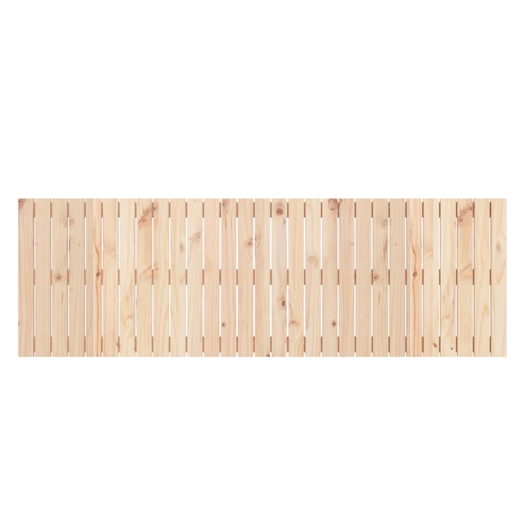 vidaXL Stensko posteljno vzglavje 185x3x60 cm trdna borovina