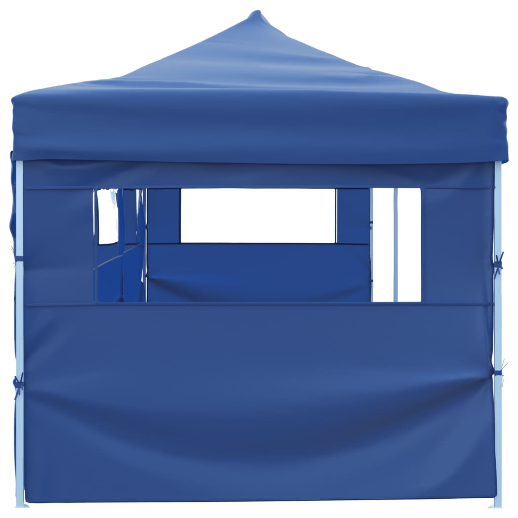 vidaXL Zložljiv pop-up vrtni šotor s 5 stranicami 3x9 m moder