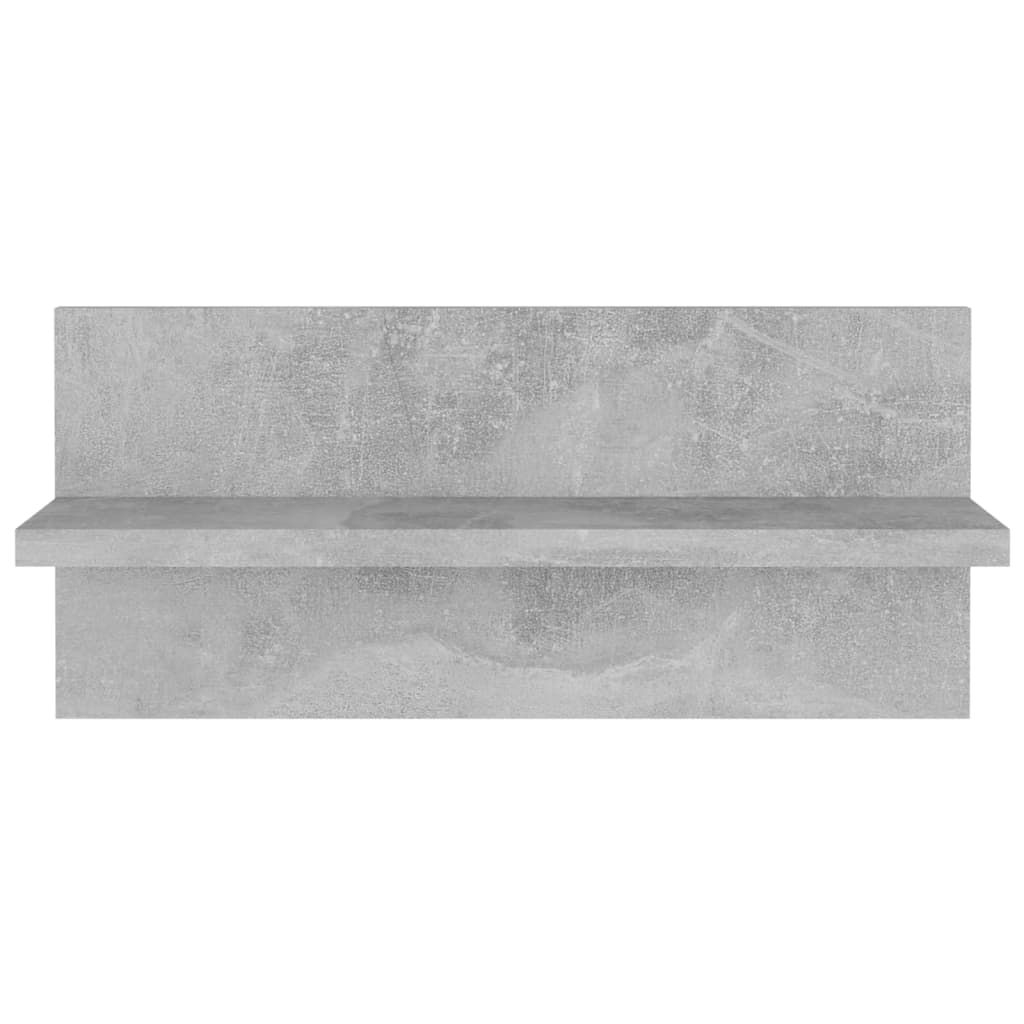 vidaXL Stenska polica 2 kosa betonsko siva 40x11,5x18 cm iverna plošča
