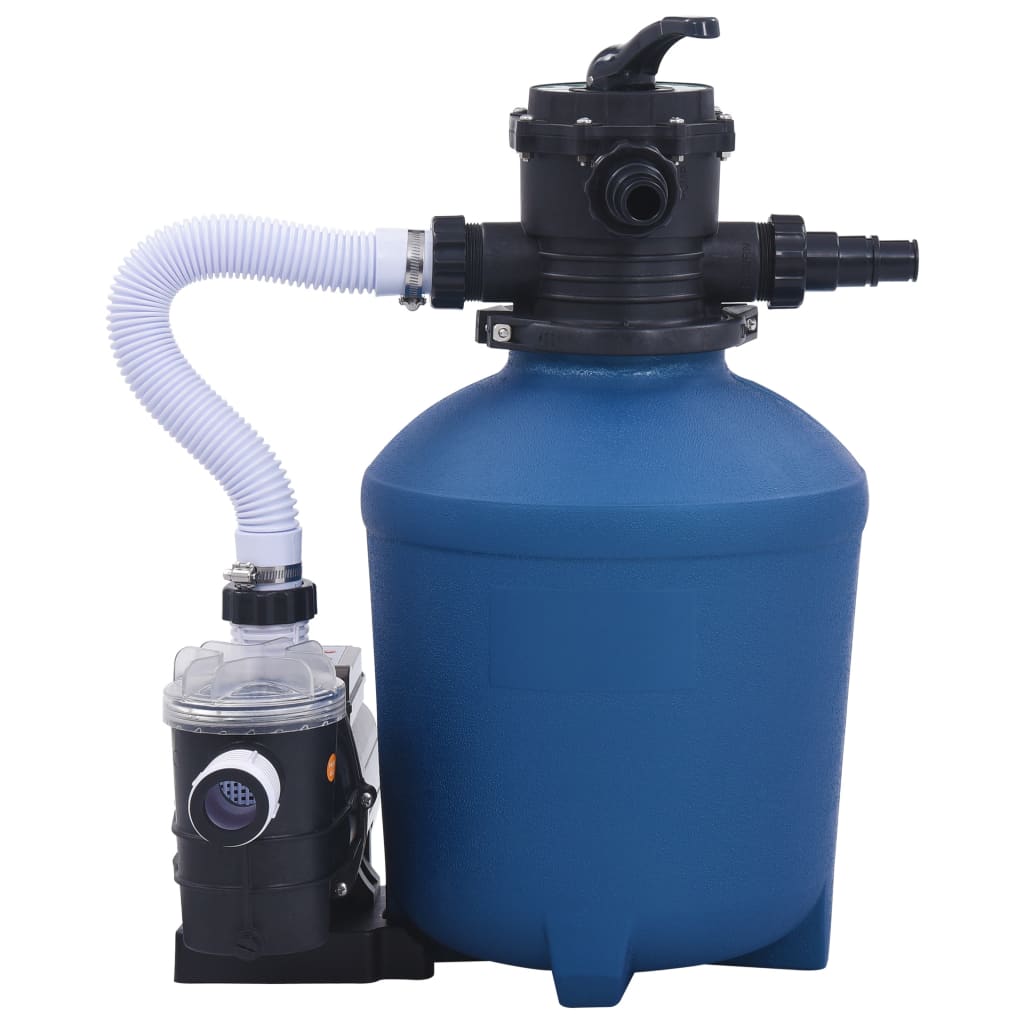 vidaXL Črpalka s peščenim filtrom in časovnikom 530 W 10980 L/h