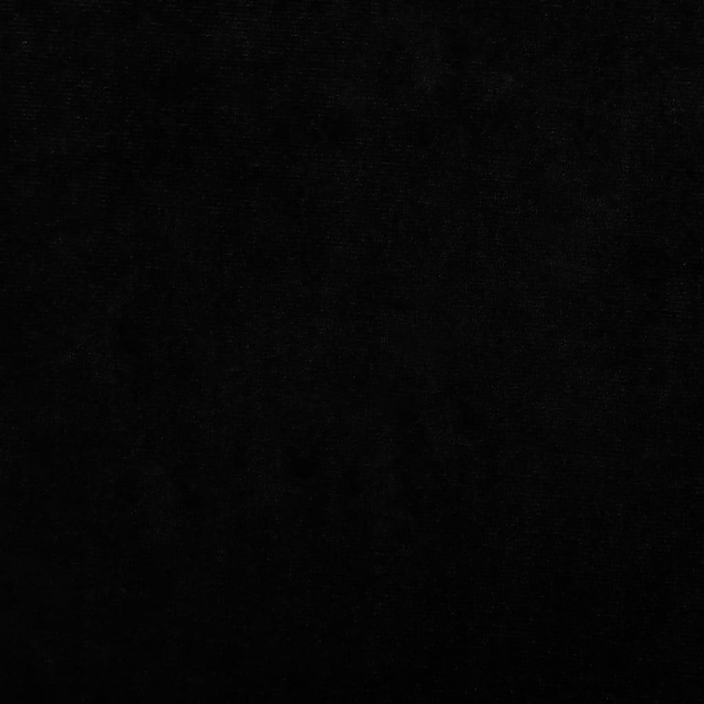 vidaXL Pasja postelja črna 60x40x30 cm žamet