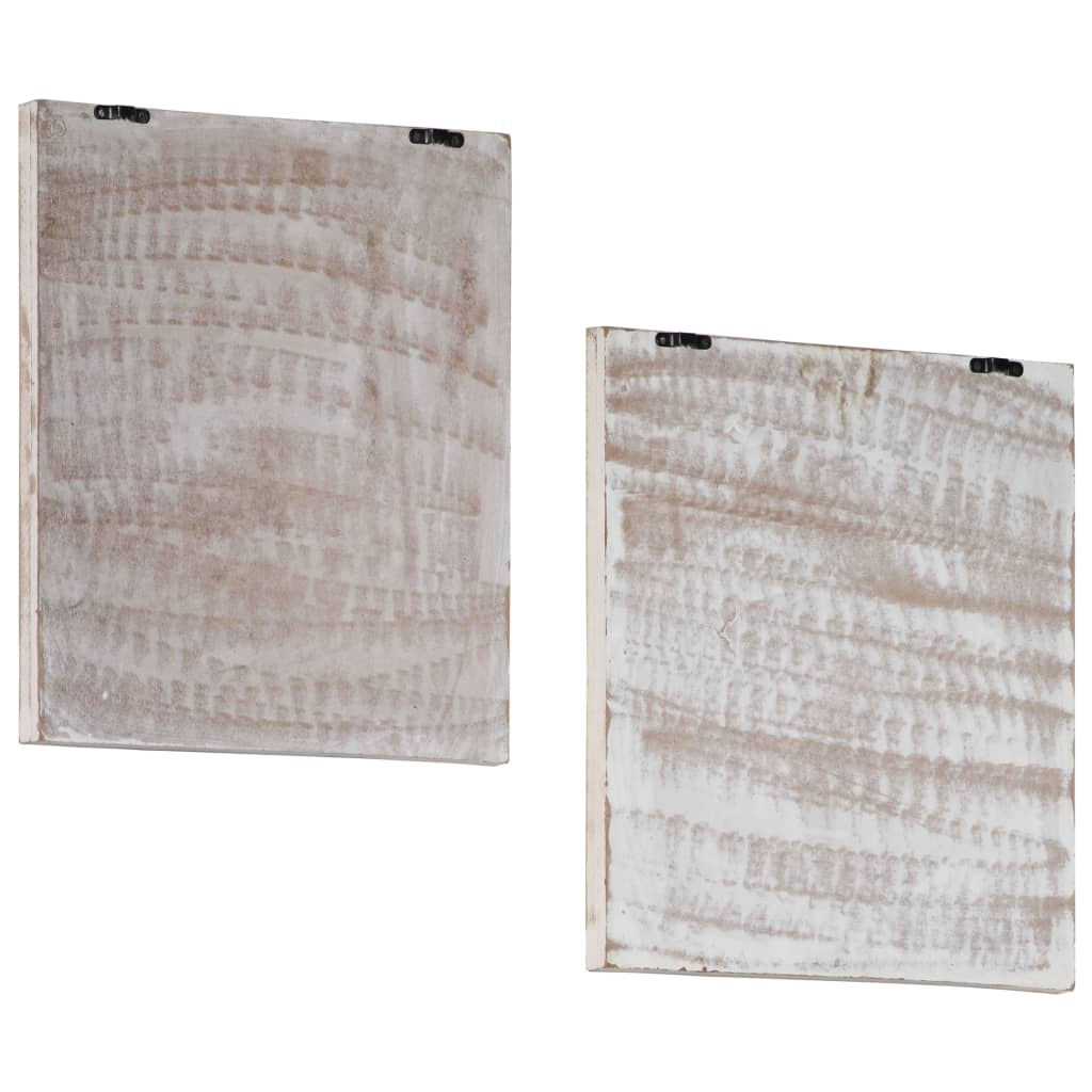 vidaXL Ročno izrezljani stenski paneli 2 kosa MDF 40x40x1,5 cm