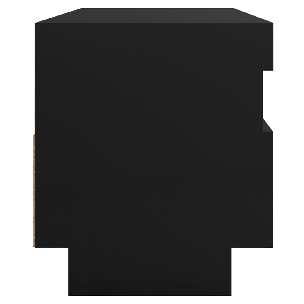 vidaXL TV omarica z LED lučkami črna 100x35x40 cm