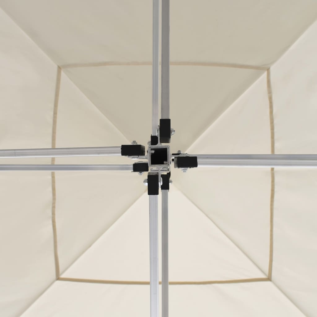 vidaXL Profesionalen vrtni šotor aluminij 3x3 m krem