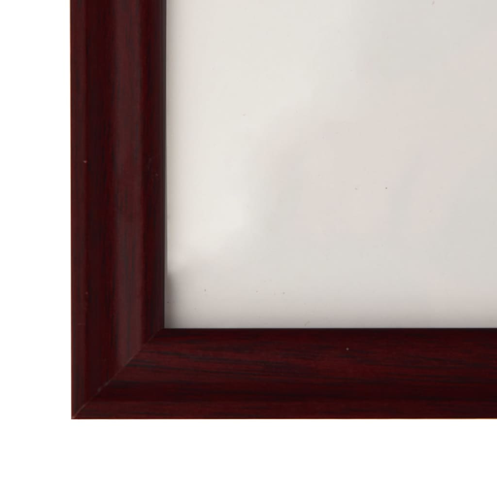vidaXL Foto okvirji 5 kosov stenski/namizni temno rdeči 70x90 cm