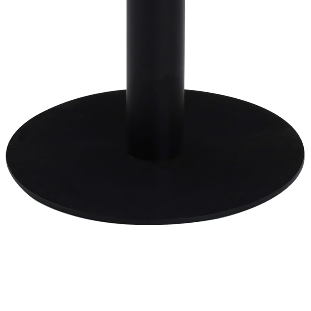 vidaXL Bistro miza svetlo rjava 60 cm mediapan