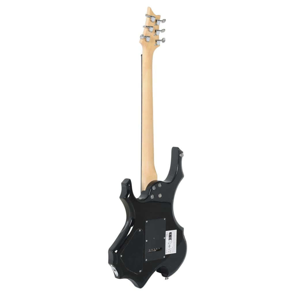 vidaXL Električna kitara za začetnike s torbo rjava in črna 4/4 39"