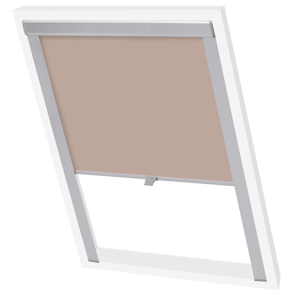 vidaXL Senčilo za zatemnitev okna bež barve M04/304